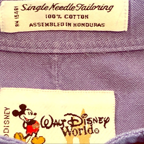 VTG WALT DISNEY button down shirt w/embroidery. - Picture 5 of 7